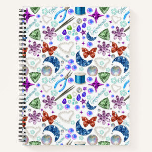 Jewellery Making & Beading Gift crafter Notebook