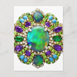 Jewellery Mandala Postcard