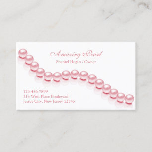 Jewellery Pearl Business Card