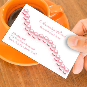Jewellery Pearl Business Card