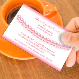 Jewellery Pearl Business Card