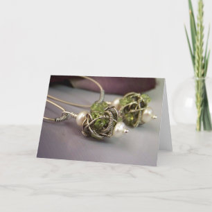 Jewellery Photo Greeting Card