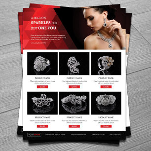 Jewellery Product Promotional Flyer Template