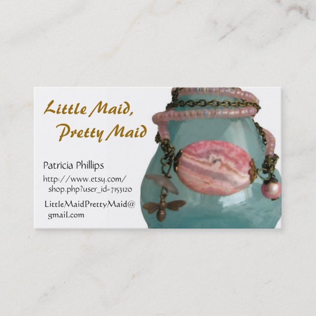Jewellery Profile Card (Front)