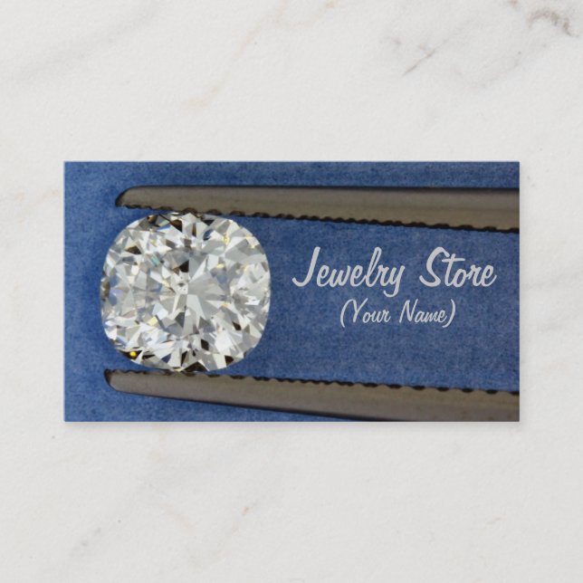 Jewellery Store Business Card (Front)