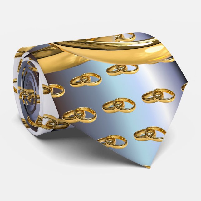 Jewellery Wedding Rings Tie (Rolled)