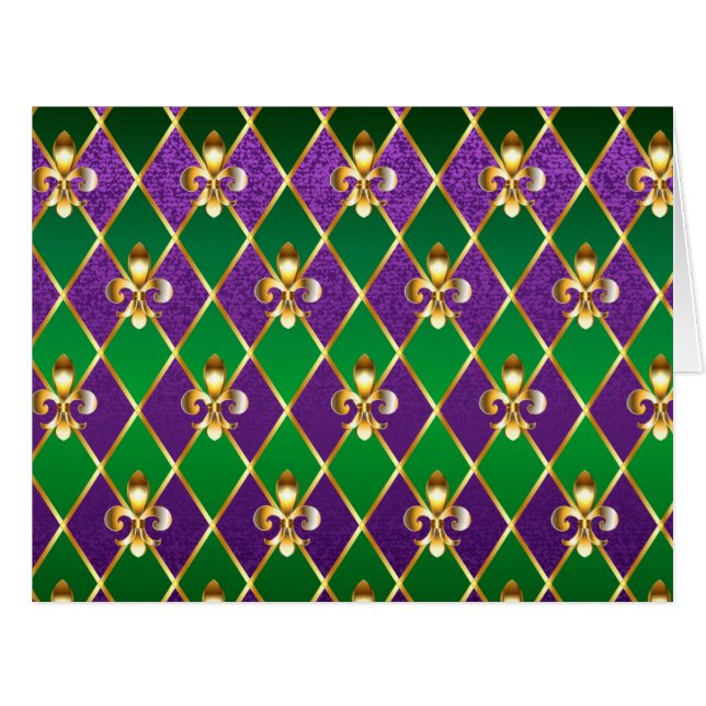 Jewelry Background Mardi Gras (Front Horizontal)