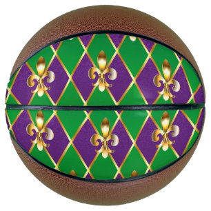 Jewelry Background Mardi Gras Basketball