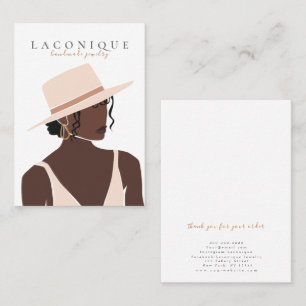 Jewelry Display   Girl Portraits   Abstract Busine Business Card