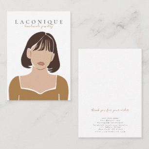 Jewelry Display   Girl Portraits   Abstract Business Card