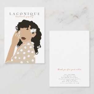 Jewelry Display   Girl Portraits   Abstract Business Card