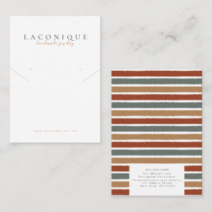 Jewelry Display   Modern   Pastel Business Card