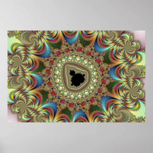 Jewelry Fractal Poster (Front)