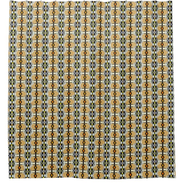 Jewels of the Congo - shower curtain (Front)