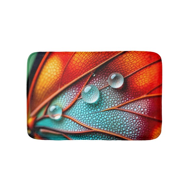 Jewels on a Fiery Wing Bath Mat (Front)
