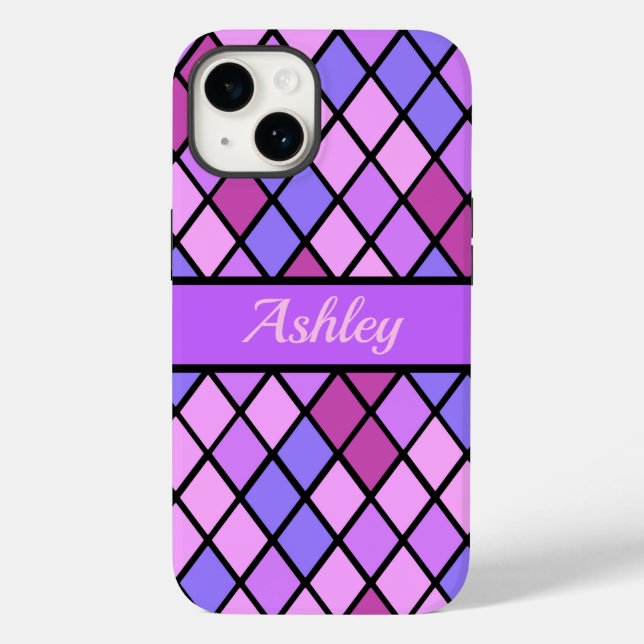 Jeweltone Diamonds Case-Mate iPhone Case (Back)