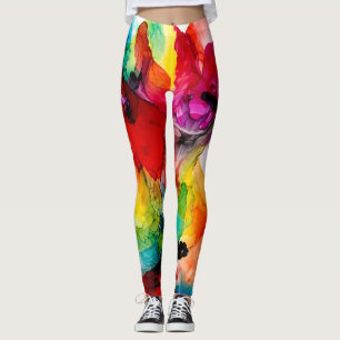 Jeweltone Prism - Watercolor Leggings