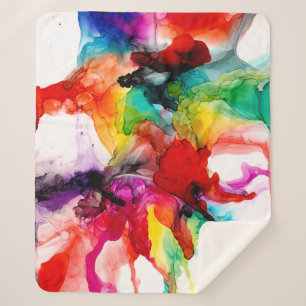 Jeweltone Prism - Watercolor Sherpa Blanket