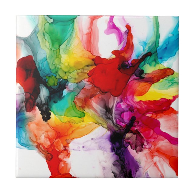 Jeweltone Prism - Watercolor Tile (Front)