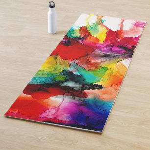 Jeweltone Prism - Watercolor Yoga Mat
