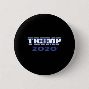 Jewish American Jew For Trump Supporter Israel Fla 2 Inch Round Button
