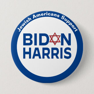 Jewish Americans Support Biden Harris Button