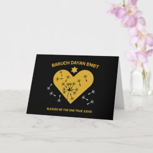 Jewish bereavement And Loss Card