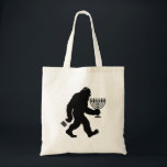 Jewish Bigfoot Hanukkah Chanukah Humour Hilarious Tote Bag<br><div class="desc">Jewish Bigfoot Hanukkah Chanukah Humour Hilarious Menorah Dreidel</div>