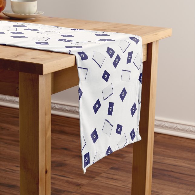 Jewish book - Torah -  pattern Short Table Runner (In Situ)