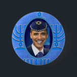 Jewish Button<br><div class="desc">Barack Obama Jewish Yarmulke Hanukkah Jew Hebrew Star of David Holiday Israel President Button</div>