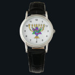 Jewish Candlesticks Watch<br><div class="desc">If you are looking for Jewish gifts, gift ideas for Bas and Bar Mitzvah, weddings or Jewish holidays like Hanukkah and Passover please visit our greeting cards, baby gifts and birthday presents.</div>