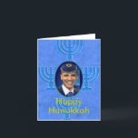 Jewish Card<br><div class="desc">Barack Obama Jewish Yarmulke Hanukkah Jew Hebrew Star of David Holiday Israel President Card</div>