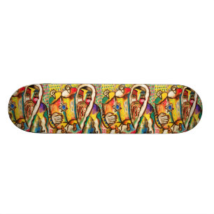 Jewish Celebration Skateboard - Torah