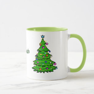 Jewish Christmas Tree Chrismukkah Mug