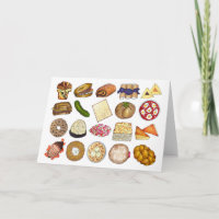 Jewish Cooking Cuisine Holiday Dinner Foods Print