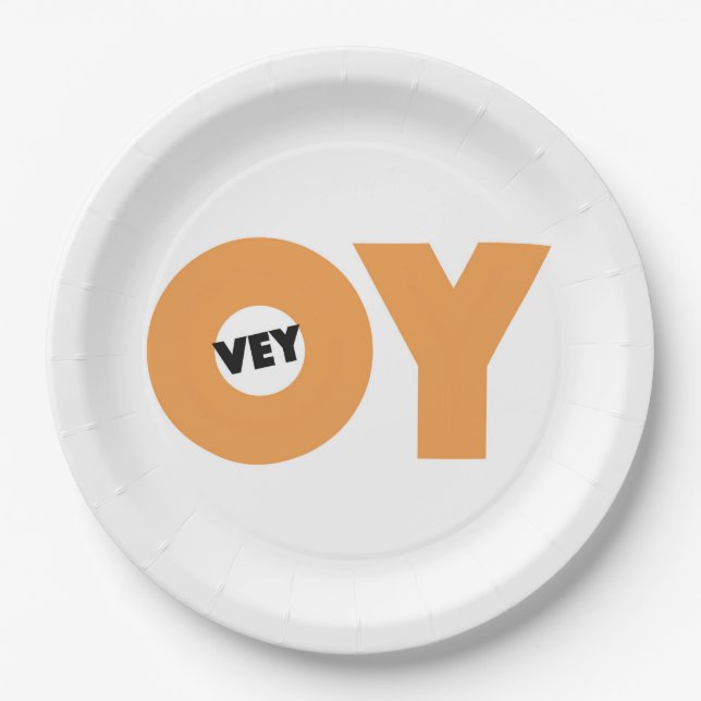 Jewish Decorating Idea, Paper Plates (Front)
