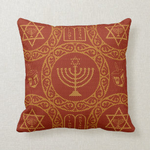 Jewish Faith Throw Pillow