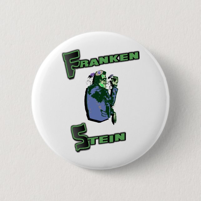Jewish Franken Stein 2 Inch Round Button (Front)