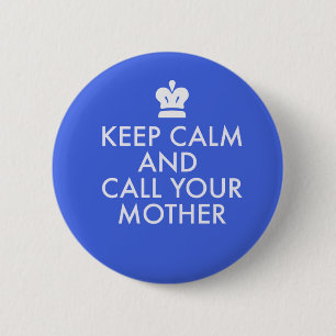 Jewish Gift Button-Keep Calm 2 Inch Round Button