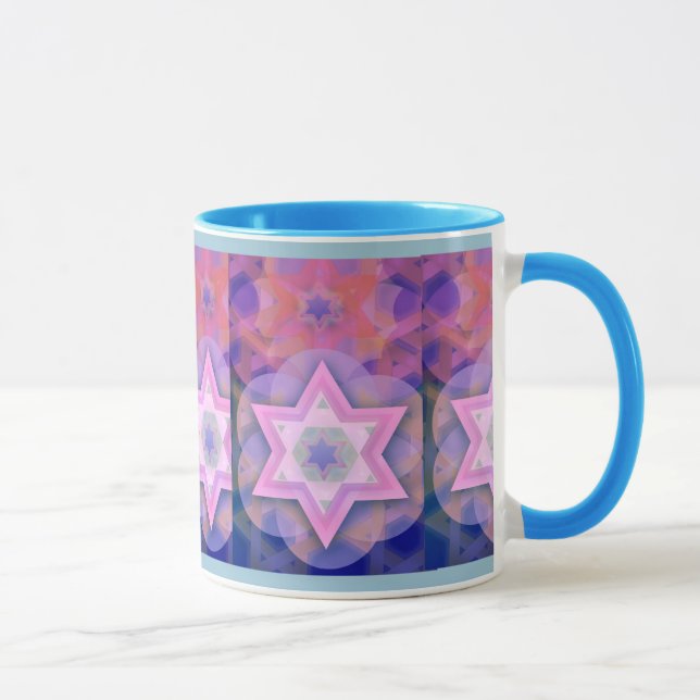 Jewish Gift Coffee Mug-Kabbalah Mug (Right)