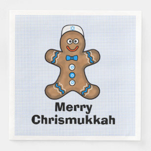 Jewish Gingerbread Man Chrismukkah Napkins