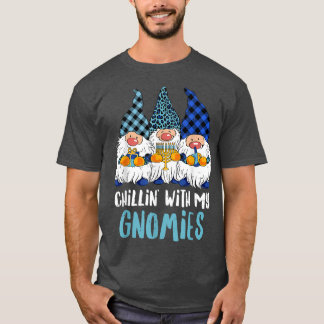 Jewish Gnome Hanukkah Menorah Chillin' With My Gno T-Shirt