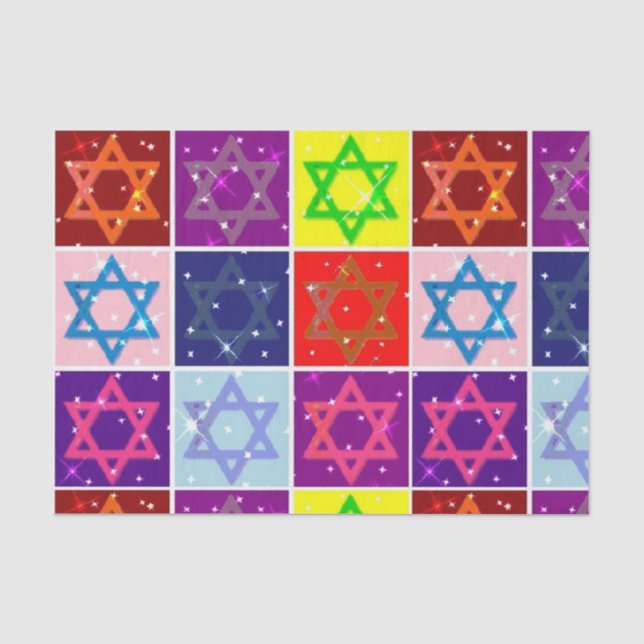 Jewish Holidays Gift Wrapping Tissue Paper - Gifts (Front)