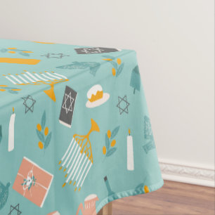 Jewish Holidays Tablecloths - Customized Sizing 