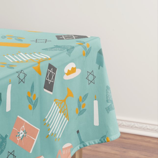 Jewish Holidays Tablecloths - Customized Sizing  (In Situ)