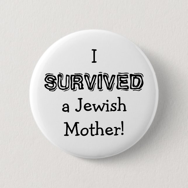 Jewish Humour Button (Front)