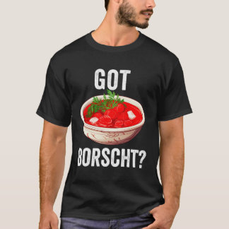 Jewish Jews Food Borscht Kosher Lover Hebrew Cuisi T-Shirt