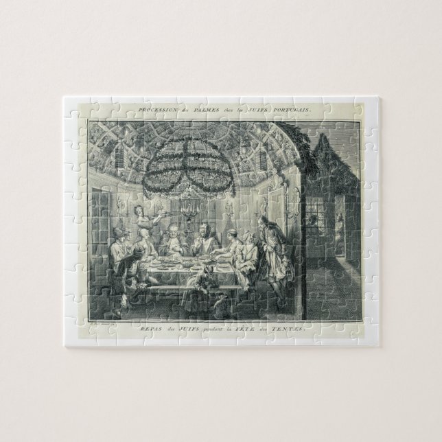 Jewish Meal During the Feast of the Tabernacles, i Jigsaw Puzzle (Horizontal)