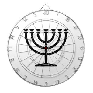 Jewish Menorah (Symbol of Judaism) Dartboard