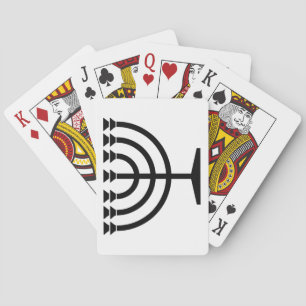 Jewish Menorah (Symbol of Judaism) Playing Cards